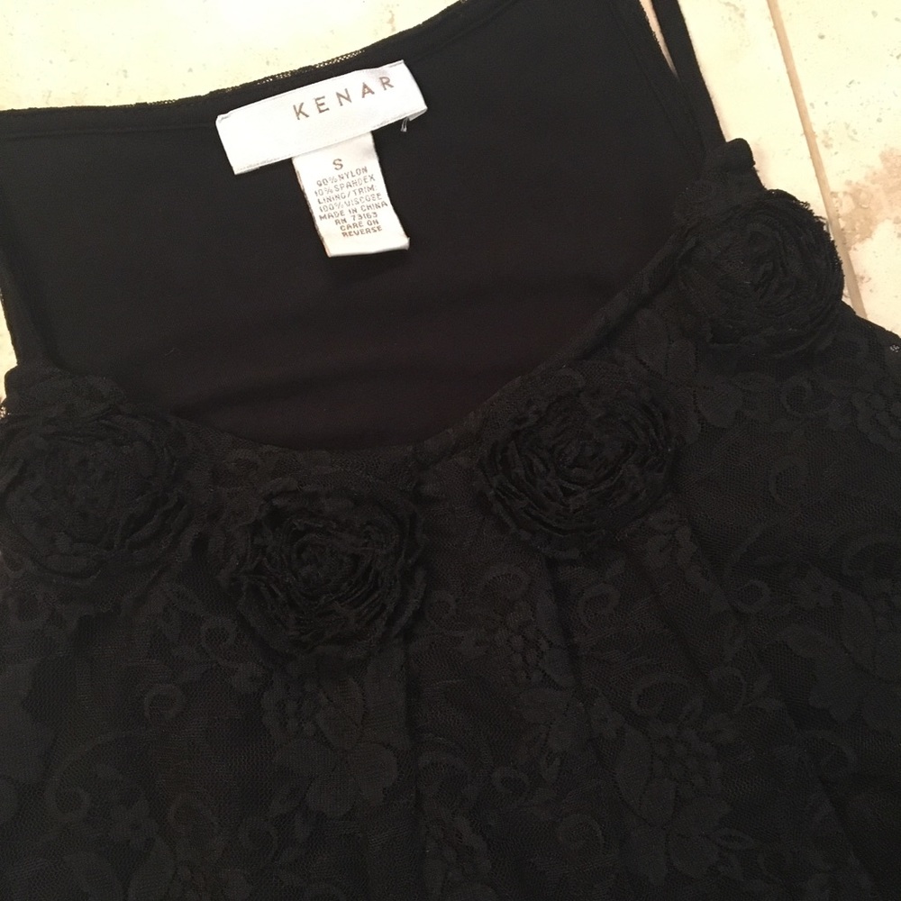 Black lace top